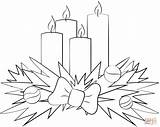 Advent Candles coloring Page  Free Printable Coloring Pages sketch template