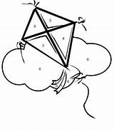 Free Printable Kite Coloring Pages For Kids sketch template