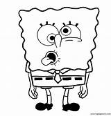 Sponge Bob funny face Coloring Page  Free Printable Pages sketch template