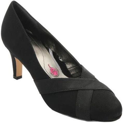 Ros Hommerson Women's Jennifer Pumps, Black Leather, 13 WW. Premium ...