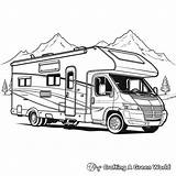 Camper & RV Coloring Pages  Free Printable sketch template