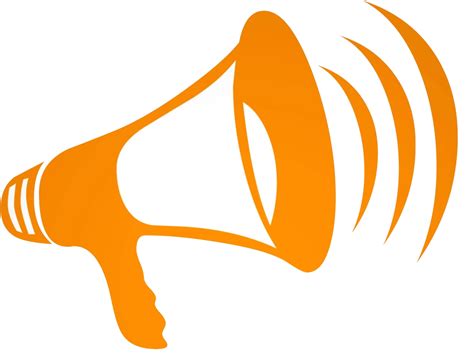 Megaphone Announcement Clip Art