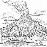 Free Printable Volcano Coloring Pages 2025 sketch template
