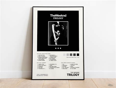 The Weeknd - Trilogy Album Cover Poster | Architeg Prints