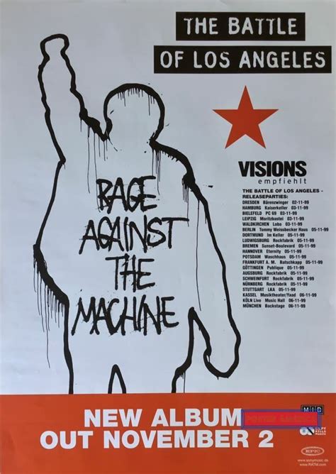 Rage Against the Machine The Battle of Los Angeles Poster 23.5 x 33 | eBay