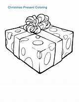 Free Printable Christmas Present Coloring Pages sketch template