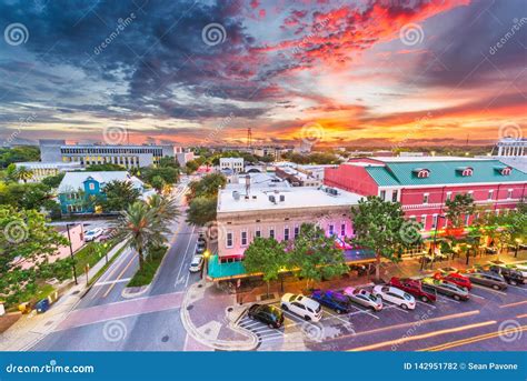 Gainesville, Florida, USA Downtown Cityscape Stock Photo - Image of ...