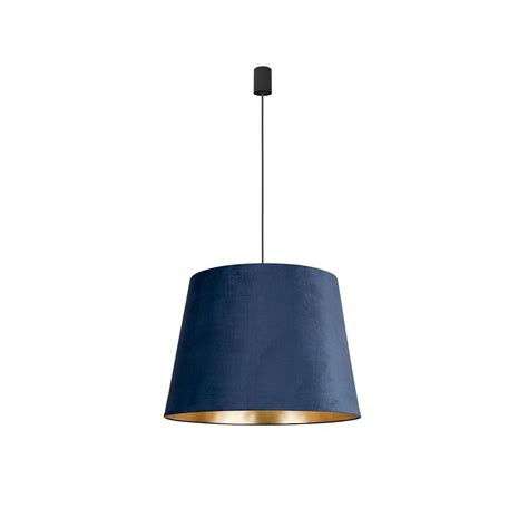 Edit Lighting Edit Cassie Ceiling Pendant Light With Navy Blue Velvet ...