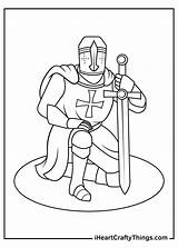 Free Knight Coloring Pages sketch template