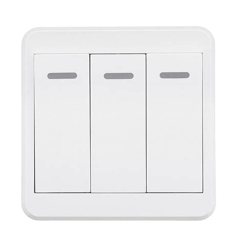 1/2/3 way push button switch remote control switch 86 wall panel 315mhz wireless Sale - Banggood.com