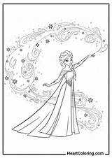 Frozen Coloring Pages To Print And Download  HeartColoring sketch template