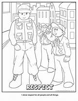 Cub Scout Coloring Pages sketch template