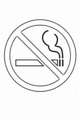 No Smoking Coloring Sheets Pages sketch template