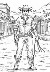 35 Exciting Cowboy Coloring Pages – My Zone sketch template