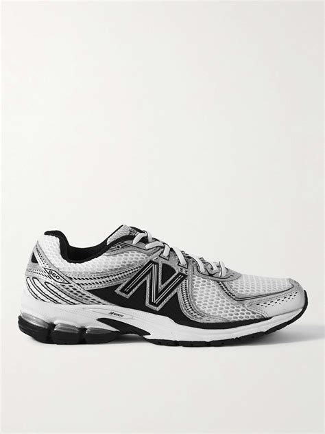 NEW BALANCE 860 Tech Rubber and Mesh Sneakers for Men | MR PORTER