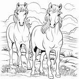 Horse Coloring Pages Saddle Up For Some Colorful Fun – I Have Crayon sketch template