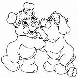 Popples Coloring Page sketch template