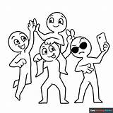 Draw The Squad Coloring Page  Easy Drawing Guides sketch template