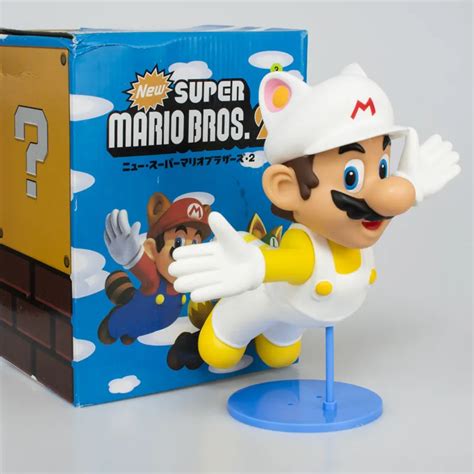 New Super Mario Bros Action Figures Toys 20cm Flying Mario Figure toy ...