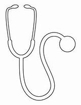 Red Stethoscope Clip Art At Clkercom Vector Sketch Coloring Page sketch template