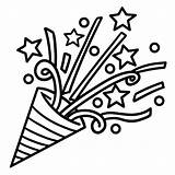 Premium Vector  New Year confetti Isolated coloring page For Kids sketch template