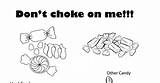 Choking Safety Coloring Page Pages sketch template