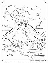 100  Volcano Coloring Pages Free PDF To Print Woo Coloring sketch template