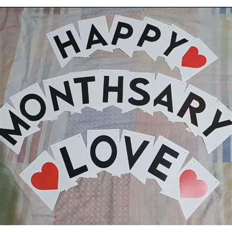 Happy Monthsary Calligraphy is rated the best in 04/2024 - BeeCost