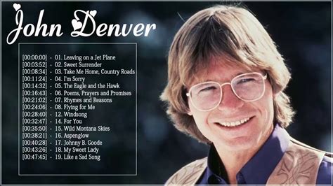 John Denver Greatest Hits Full Album - Best Songs Of John Denver - John ...