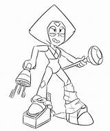 Peridot Steven Universe Coloring Pages sketch template