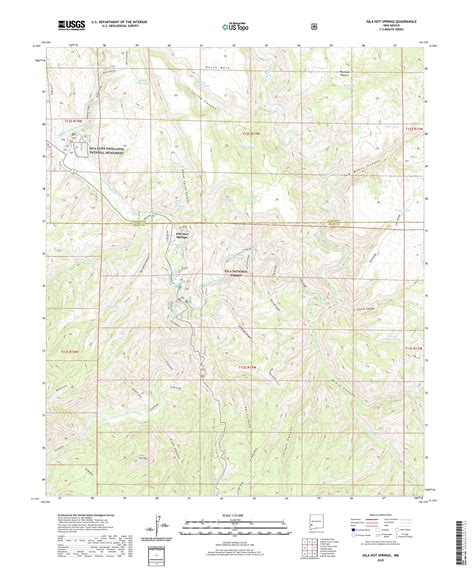 Gila Hot Springs New Mexico US Topo Map – MyTopo Map Store