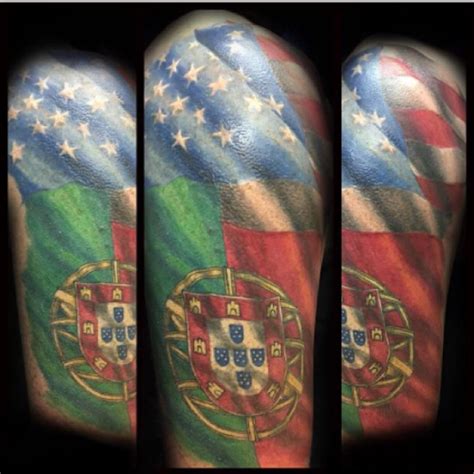 Portugal Flag Tattoo