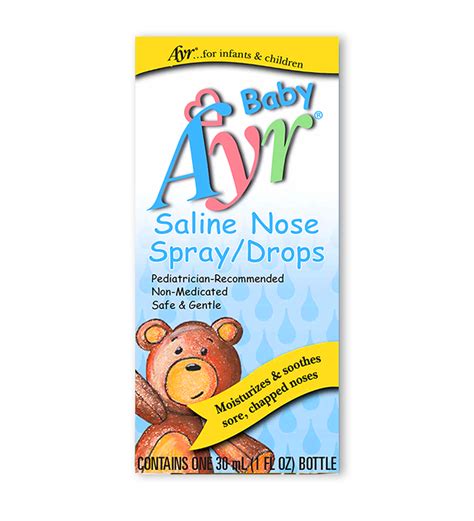 Baby Ayr Saline Nose Spray/Drops - B.F. Ascher & Company, Inc.