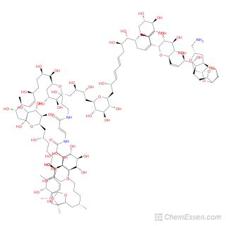 Palytoxin Structure - C129H223N3O54 - Over 100 million chemical ...