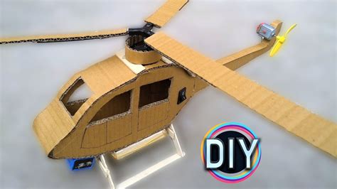 coolest Cardboard Helicopter (VERY EASY) | The DIY Channel - YouTube