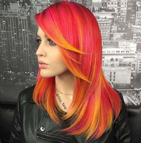 12 Best Sunset Red Orange Hair Colors for 2024