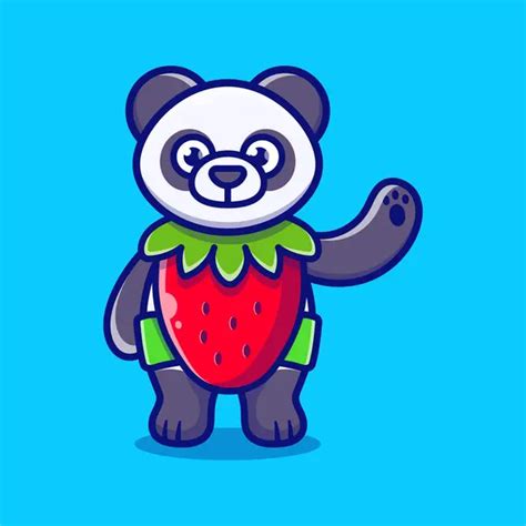 Cute Panda Superhero Illustration Stock Vector by ©ekarangga 694376032