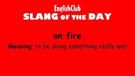 on fire | Learn English