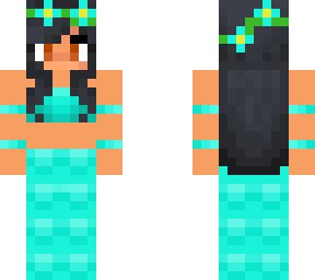 Aphmau Blue Mermaid Princess | Minecraft Skin