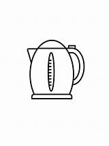 Kettle coloring pages sketch template