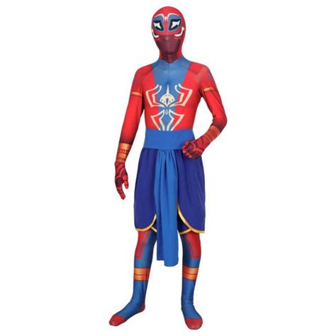 Spider Man Across The Spider Verse India Pavitr Prabhakar Costume - MYanimec