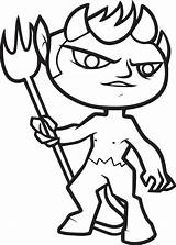 FREE Printable Devil Halloween Coloring Page For Kids 1 – SupplyMe sketch template
