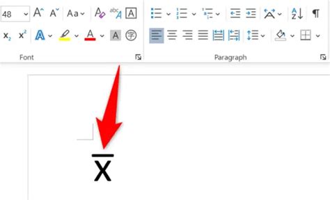 How to Insert the X-Bar Symbol in Microsoft Word – Navhow