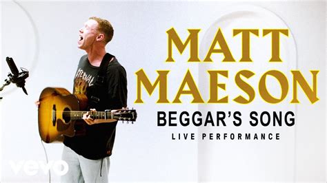 Matt Maeson - "Beggar’s Song" Live Performance | Vevo - YouTube