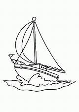 Sailboat Coloring Pages  Free Printable For Kids sketch template