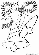 50 Christmas Bells Coloring Pages  ColoringPagesOnlycom sketch template
