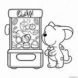 Claw Machine Coloring Page 44953 35533 sketch template
