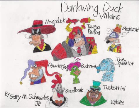 Darkwing Duck Villains By ChumleysCartoons by DarkwingHomer on DeviantArt