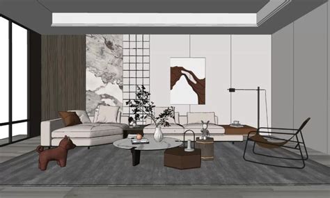 6118 Interior Scene Sketchup Model Free Download | Interior design ...