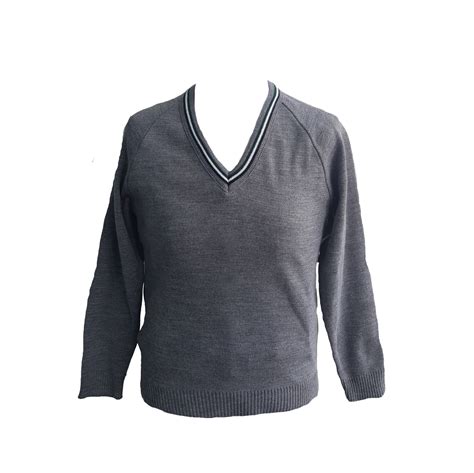 Bushey Meads School (BMS) V-Neck Knitted Jumper with Trim | Watford School Uniforms